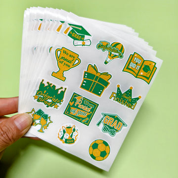 Custom Waterproof Vinyl Kiss Cut Sticker Sheets