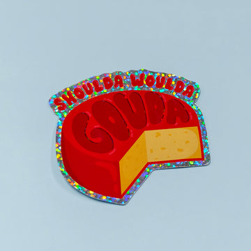 Custom Waterproof Shinny Rainbow Holographic Sticker