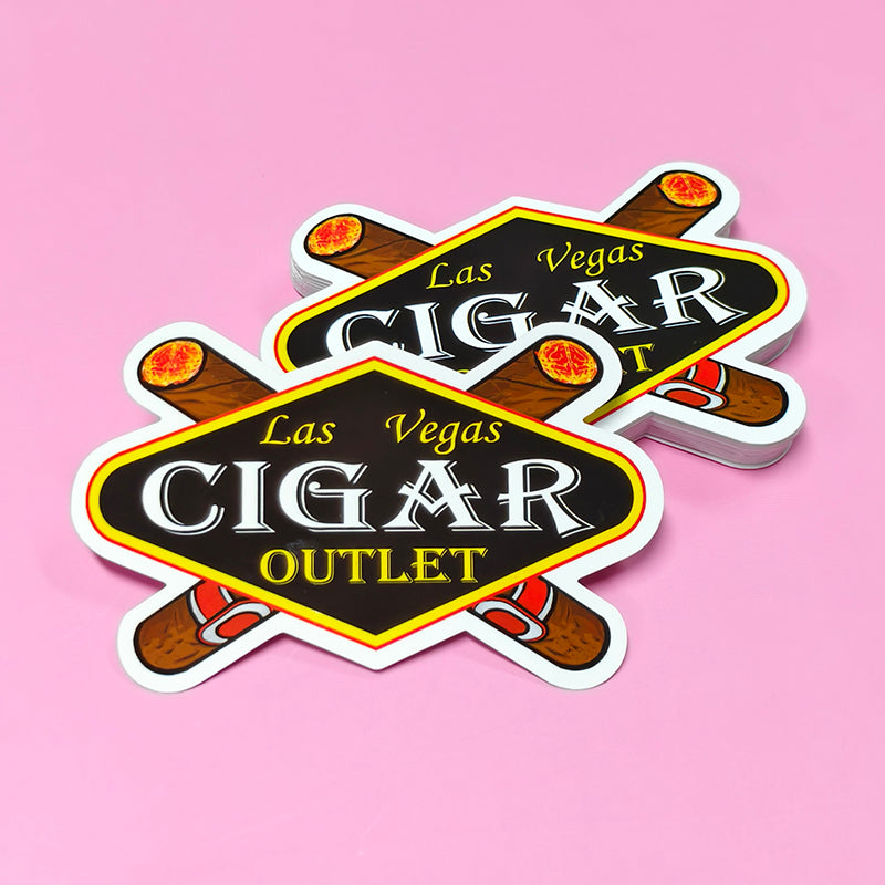 Custom Shape Vinyl Die Cut Logo Stickers