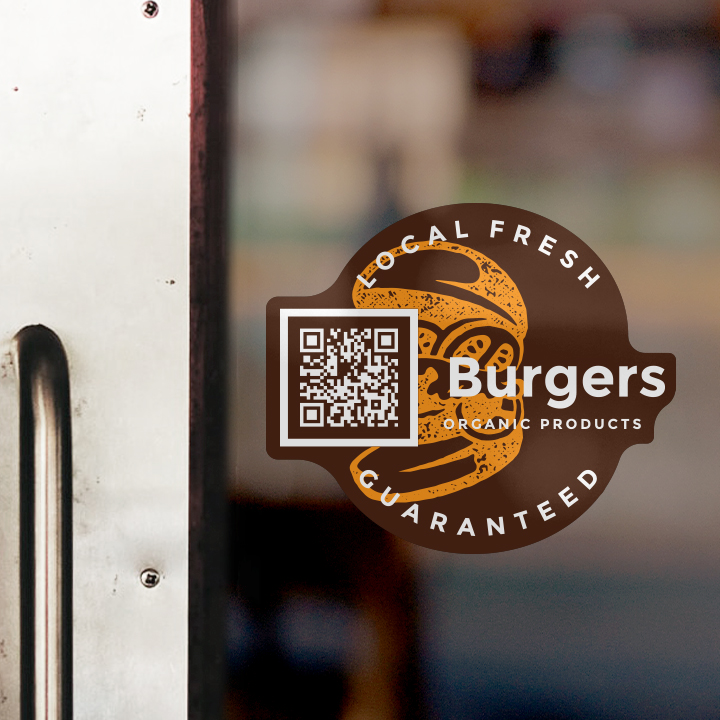 Custom Removable Transparent Window Cling Stickers